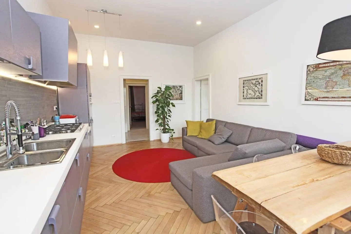 Stylish River-View Apartment Prague 0*,